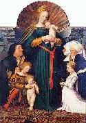 Darmstadt Madonna, Hans holbein the younger